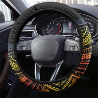 Tafea Day Steering Wheel Cover Vanuatu Provinces Polynesian Pattern LT14 - Polynesian Pride