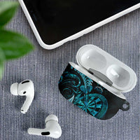 Personalised New Zealand Darts AirPods Case Happiness Is A Tight Threesome Maori Paua Shell LT14 - Polynesian Pride