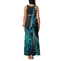 Personalised New Zealand Darts Family Matching Tank Maxi Dress and Hawaiian Shirt Happiness Is A Tight Threesome Maori Paua Shell