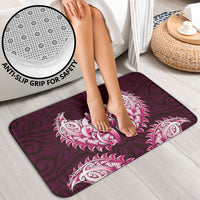 New Zealand Ta Moko Bathroom Set Aotearoa Maori Chest Tattoo Pink