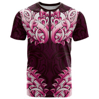 New Zealand Ta Moko T Shirt Aotearoa Maori Chest Tattoo Pink
