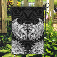 New Zealand Ta Moko Garden Flag Aotearoa Maori Chest Tattoo Black