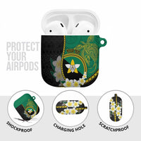 Personalised PNG Enga Provins AirPods Case Papua New Guinea Plumeria Melanesian Pattern LT14 - Polynesian Pride