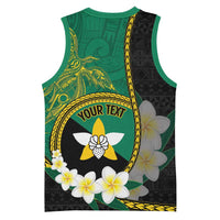 Personalised PNG Enga Provins Basketball Jersey Papua New Guinea Plumeria Melanesian Pattern LT14 - Polynesian Pride