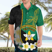 Personalised PNG Enga Provins Hawaiian Shirt Papua New Guinea Plumeria Melanesian Pattern LT14 - Polynesian Pride