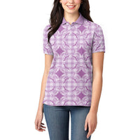 Poni Hawaii Iwa Bird Palaka Motifs Women Polo Shirt LT14 - Polynesian Pride