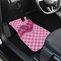 Alaka Hawaii Cowboy Palaka Motifs Personalised Car Mats Paniolo Festival Puakenikeni Lei LT14 - Polynesian Pride