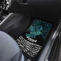 New Zealand Sulphur-crested Cockatoo Car Mats Aotearoa Maori Mix Paua Shell LT14 - Polynesian Pride