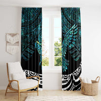 New Zealand Sulphur-crested Cockatoo Window Curtain Aotearoa Maori Mix Paua Shell LT14 - Polynesian Pride