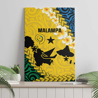 Malampa Province Canvas Wall Art Vanuatu Map - Plumeria Flag Color LT14 - Polynesian Pride