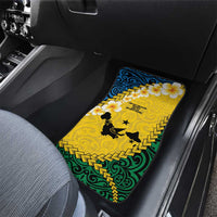 Malampa Province Car Mats Vanuatu Map - Plumeria Flag Color LT14 - Polynesian Pride
