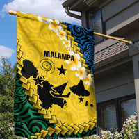 Malampa Province Garden Flag Vanuatu Map - Plumeria Flag Color LT14 - Polynesian Pride