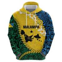 Malampa Province Hoodie Vanuatu Map - Plumeria Flag Color LT14 - Polynesian Pride