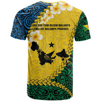 Malampa Province T Shirt Vanuatu Map - Plumeria Flag Color LT14 - Polynesian Pride