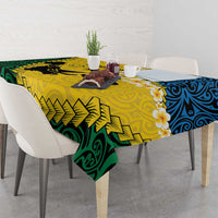 Malampa Province Tablecloth Vanuatu Map - Plumeria Flag Color LT14 - Polynesian Pride