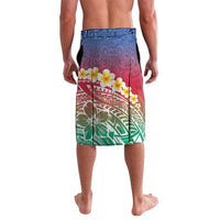 Shefa Province Lavalava Vanuatu Pattern Map - Plumeria Flag Color LT14 - Polynesian Pride