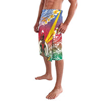 Shefa Province Lavalava Vanuatu Pattern Map - Plumeria Flag Color LT14 - Polynesian Pride