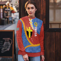 Tafea Province Ugly Christmas Sweater Vanuatu Pattern Map - Plumeria Flag Color LT14 - Polynesian Pride