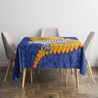 Torba Province Tablecloth Vanuatu Pattern Crocodile - Plumeria Flag Color LT14 - Polynesian Pride