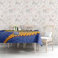Torba Province Tablecloth Vanuatu Pattern Crocodile - Plumeria Flag Color LT14 - Polynesian Pride