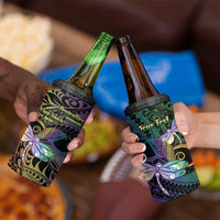 Personalized Polynesian Memorial 4 in 1 Can Cooler Tumbler Dragonflies Appear When Angels Are Near LT14 - Polynesian Pride