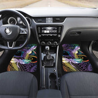 Personalized Polynesian Memorial Car Mats Dragonflies Appear When Angels Are Near LT14 Set 2pcs - Front Colorful - Polynesian Pride