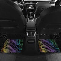 Personalized Polynesian Memorial Car Mats Dragonflies Appear When Angels Are Near LT14 Set 2pcs - Back Colorful - Polynesian Pride