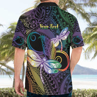 Personalized Polynesian Memorial Hawaiian Shirt Dragonflies Appear When Angels Are Near LT14 - Polynesian Pride