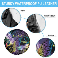 Personalized Polynesian Memorial Spare Tire Cover Dragonflies Appear When Angels Are Near LT14 - Polynesian Pride