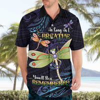 As Long As I Breathe You'll Be Remembered Hawaiian Shirt Dragonflies Memorial - Polynesian Pattern LT14 - Polynesian Pride