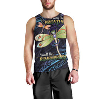 As Long As I Breathe You'll Be Remembered Men Tank Top Dragonflies Memorial - Polynesian Pattern LT14 - Polynesian Pride