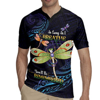 As Long As I Breathe You'll Be Remembered Rugby Jersey Dragonflies Memorial - Polynesian Pattern LT14 - Polynesian Pride