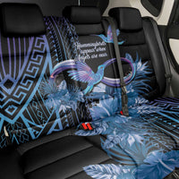 Polynesian Memorial Back Car Seat Cover Hummingbirds Appear When Angels Are Near LT14