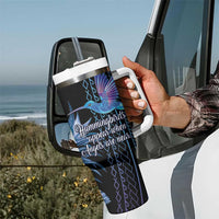 Polynesian Memorial Tumbler With Handle Hummingbirds Appear When Angels Are Near LT14 - Polynesian Pride