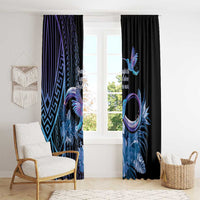 Polynesian Memorial Window Curtain Hummingbirds Appear When Angels Are Near LT14 - Polynesian Pride