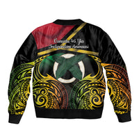 Vanuatu 1980 Bomber Jacket Hapi 46 Yia Indipendens Anivesari LT14 - Polynesian Pride