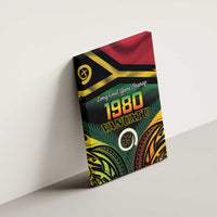 Vanuatu 1980 Canvas Wall Art Hapi 45 Yia Indipendens Anivesari LT14 - Polynesian Pride