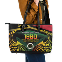 Vanuatu 1980 Leather Tote Bag Hapi 45 Yia Indipendens Anivesari