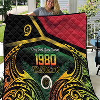 Vanuatu 1980 Quilt Hapi 46 Yia Indipendens Anivesari LT14 Black - Polynesian Pride