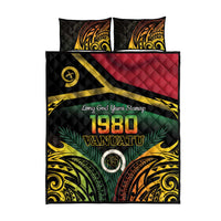 Vanuatu 1980 Quilt Bed Set Hapi 45 Yia Indipendens Anivesari LT14 - Polynesian Pride