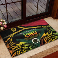 Vanuatu 1980 Rubber Doormat Hapi 45 Yia Indipendens Anivesari LT14 - Polynesian Pride
