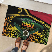 Vanuatu 1980 Rubber Doormat Hapi 45 Yia Indipendens Anivesari LT14 - Polynesian Pride