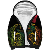 Vanuatu 1980 Sherpa Hoodie Hapi 45 Yia Indipendens Anivesari LT14 Unisex Black - Polynesian Pride