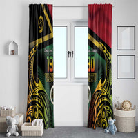 Vanuatu 1980 Window Curtain Hapi 45 Yia Indipendens Anivesari LT14 - Polynesian Pride