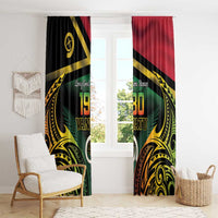Vanuatu 1980 Window Curtain Hapi 45 Yia Indipendens Anivesari LT14 - Polynesian Pride