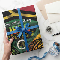Vanuatu 1980 Wrapping Paper Hapi 45 Yia Indipendens Anivesari LT14 - Polynesian Pride