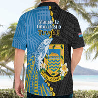 Tuvalu Independence Day Hawaiian Shirt Manuia te tutokotasi o Tuvaluan Dolphin Tattoo LT14 - Polynesian Pride