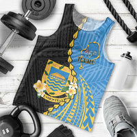 Tuvalu Independence Day Men Tank Top Manuia te tutokotasi o Tuvaluan Dolphin Tattoo LT14 - Polynesian Pride