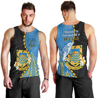 Tuvalu Independence Day Men Tank Top Manuia te tutokotasi o Tuvaluan Dolphin Tattoo LT14 - Polynesian Pride