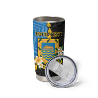 Tuvalu Independence Day Tumbler Cup Manuia te tutokotasi o Tuvaluan Dolphin Tattoo LT14 - Polynesian Pride